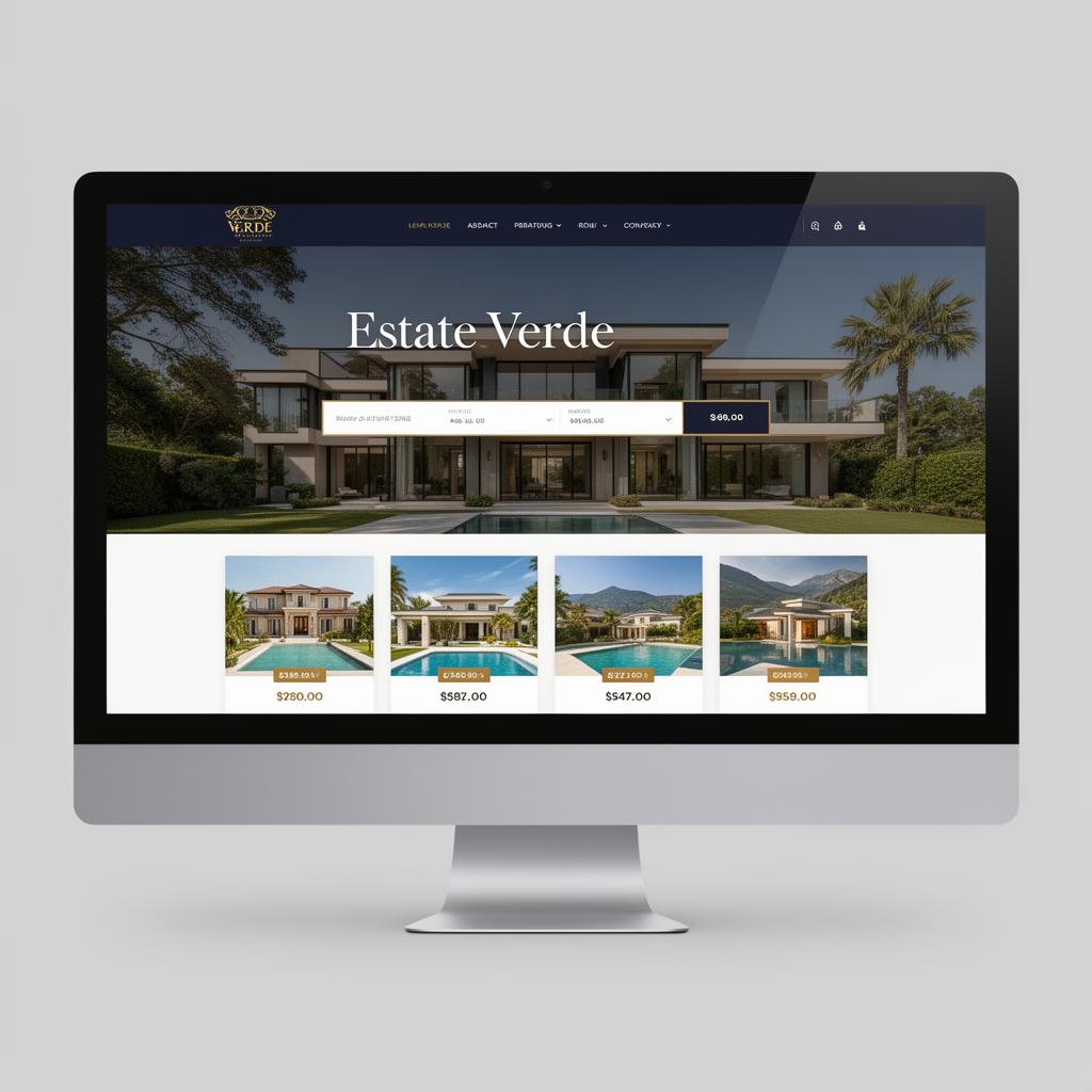 Estate Verde — Real Estate website designed by DRIZE